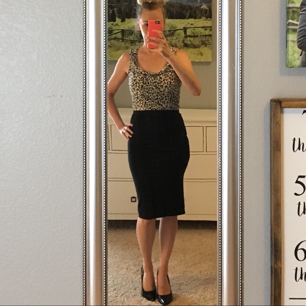 Ann Taylor Giraffe Print Top
